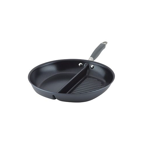 Anolon Advanced Home Hard-Anodized 12.5 Nonstick Divided Grill and Griddle Skillet