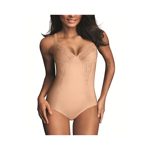 Maidenform Womens Firm Control Embellished Unlined Shaping Bodysuit1456