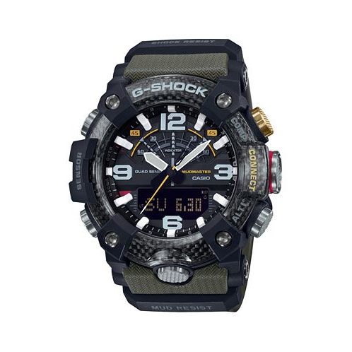 G-Shock Mens Analog-Digital Connected Mudmaster Green & Black Resin Strap Watch 53.1mm