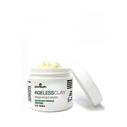 Zion Health Ageless Clay Anti-Wrinkle Cream with Active Peptides