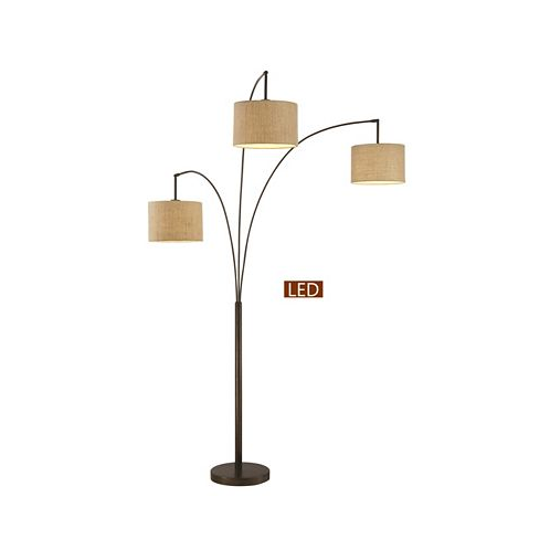 Artiva USA Lumiere Modern LED 80 3-Arched Floor Lamp with Dimmer