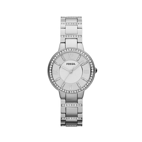 Fossil Womens Virginia Stainless Steel Bracelet Watch 30mm ES3282