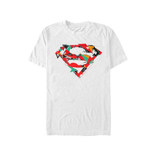 Fifth Sun DC Mens Superman Geometric Chest Logo Short Sleeve T-Shirt
