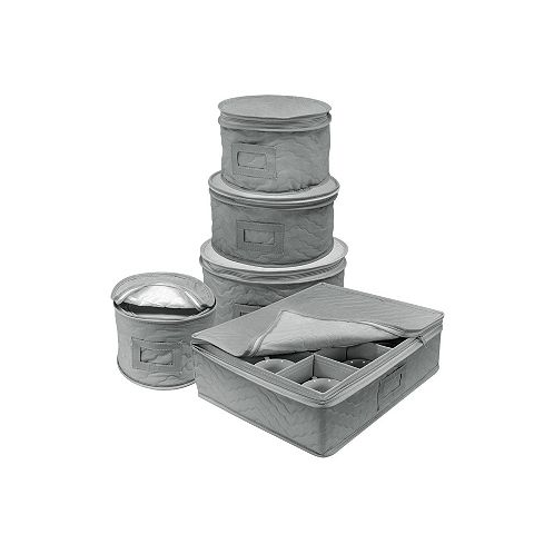 Sorbus Dinnerware Storage 5-Piece Set for Protecting or Transporting Dinnerware