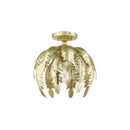 Livex Acanthus 1 Light Semi Flush