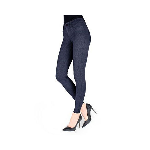 MeMoi Womens Pants-Style Ponte Basic Pocket Leggings