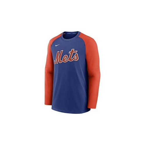 Nike Mens New York Mets Authentic Collection Pre-Game Crew Sweatshirt