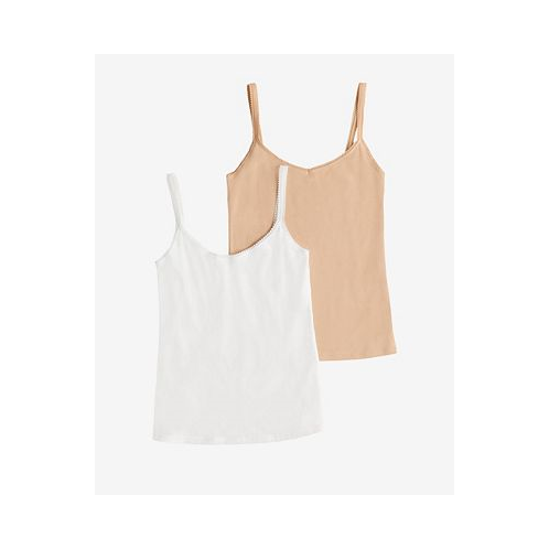 On Gossamer Womens Cotton Camisole Pack of 2 1427P2