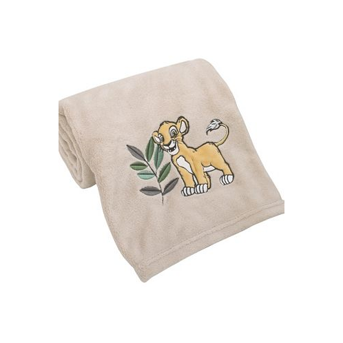 Disney Lion King Leader of The Pack Super Soft Baby Blanket with Simba Applique