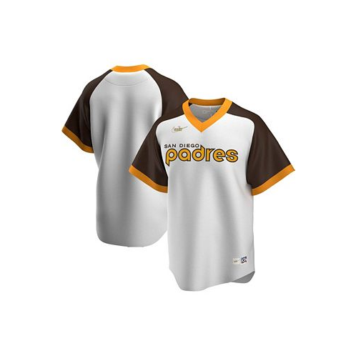Nike Mens White San Diego Padres Home Cooperstown Collection Team Jersey