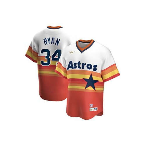 Nike Mens Nolan Ryan White Houston Astros Home Cooperstown Collection Player Jersey