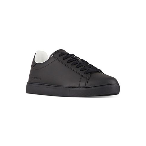 A|X Armani Exchange Mens Low Top Leather Sneaker