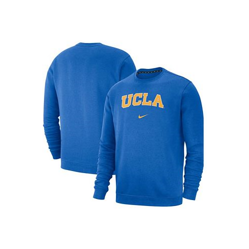 Nike Mens Blue UCLA Bruins Club Fleece Pullover Sweatshirt