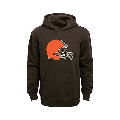 Outerstuff Big Boys Brown Cleveland Browns Team Logo Pullover Hoodie