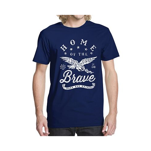 Buzz Shirts Mens Live Free USA Graphic T-shirt
