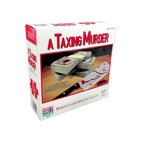 Areyougame A Taxing Murder Classic Mystery Jigsaw Puzzle - 1000 Piece