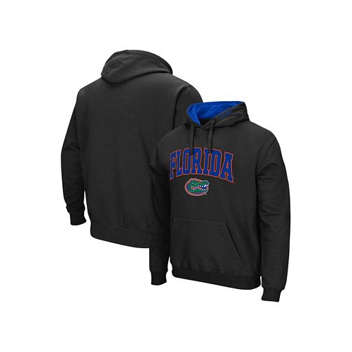 Colosseum Mens Black Florida Gators Arch Logo 3.0 Pullover Hoodie