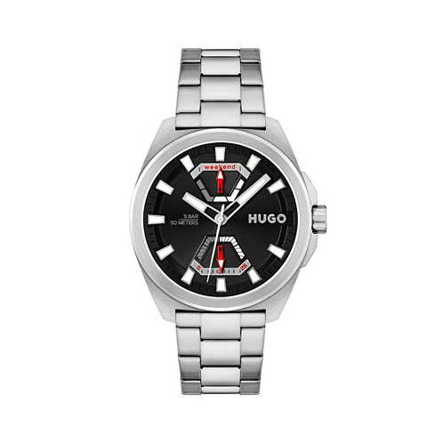 Hugo Boss Mens Expose Stainless Steel Bracelet Watch 44mm