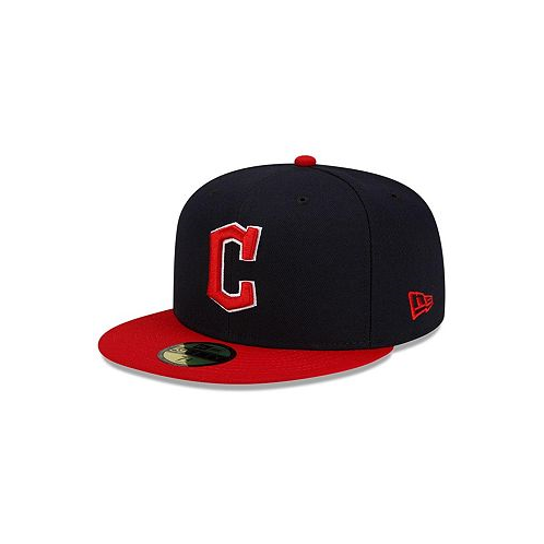 New Era Big Boys Navy and Red Cleveland Guardians Authentic Collection On-Field Home Logo 59FIFTY Fitted Hat