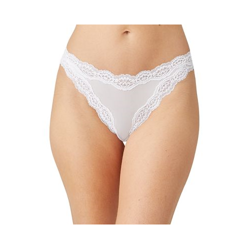Wacoal Softly Styled High-Leg Lace-Trim Bikini Underwear 841301