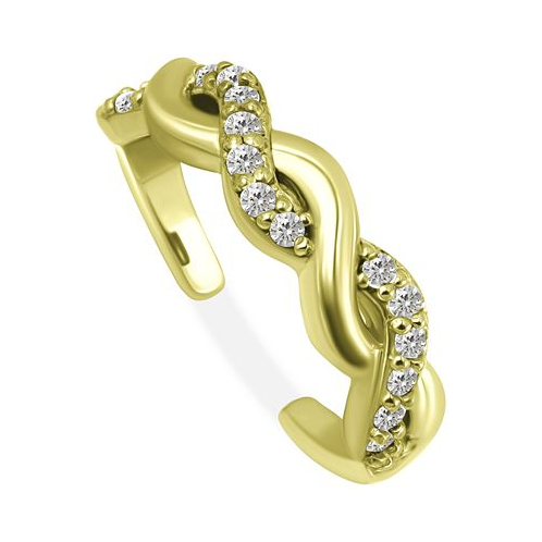 Giani Bernini Cubic Zirconia Infinity Toe Ring