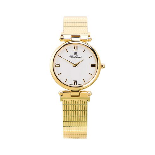 Pierre Laurent Womens Swiss Stainless Steel & Gold-Plated Stainless Steel Strap Watch 24mm