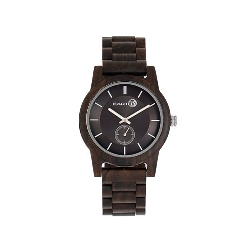 Earth Wood Dark Brown or Red or Olive or Zebra Wood Bracelet Watch 44mm