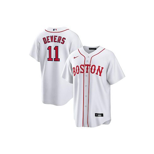 Nike Mens Rafael Devers White Boston Red Sox 2021 Patriots Day Official Replica Player Jersey