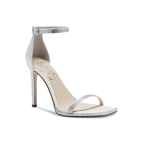 Jessica Simpson Womens Bridal Ostey Ankle-Strap Dress Sandals