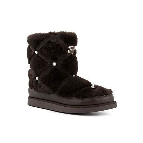 Juicy Couture Womens Knockout Winter Booties