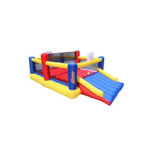 Banzai Sports Zone Bounce Arena Inflatable Bouncer Basketball and Volleyball Motor Air Blower 17.4 x 10 x 6