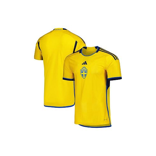 Adidas Mens Yellow Sweden National Team 2022/23 Home Replica Jersey