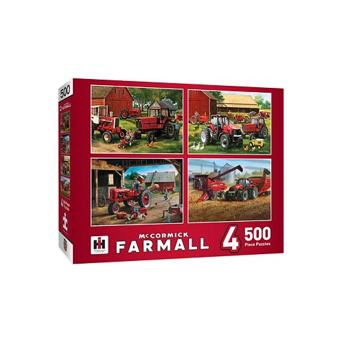 Masterpieces 500 Piece Jigsaw Puzzle for Adults - Farmall 4-Pack