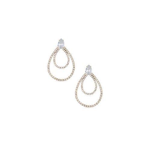 ETTIKA Crystal Serenity Earrings in 18K Gold Plating