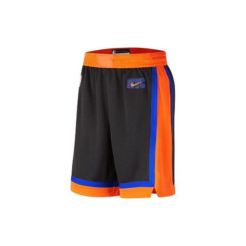 Nike Mens Black New York Knicks 2022/23 City Edition Swingman Shorts