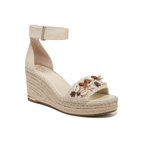 Franco Sarto Womens Clemens-Shell Espadrille Wedge Sandals