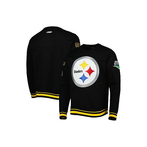 Pro Standard Mens Black Pittsburgh Steelers Super Bowl XLIII Mash Up Pullover Sweatshirt