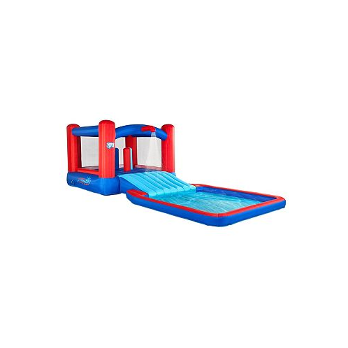 Sunny & Fun Inflatable Water Slide Blow up Pool & Bounce House