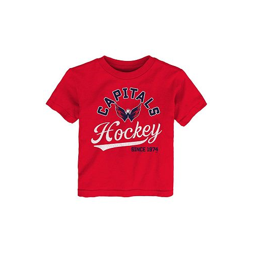 Outerstuff Toddler Boys and Girls Red Washington Capitals Take The Lead T-shirt