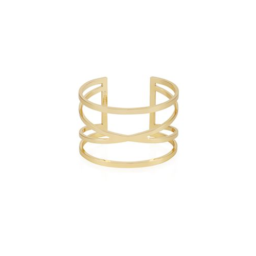 Vince Camuto Gold-Tone Twisted Double Cuff Bracelet