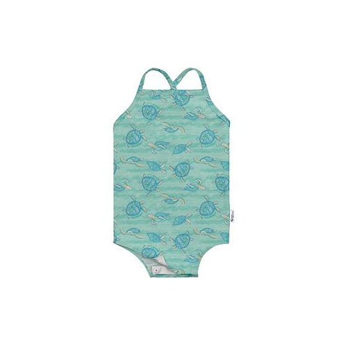 Green sprouts Toddler Girls Lightweight Easy Change Swimsuit