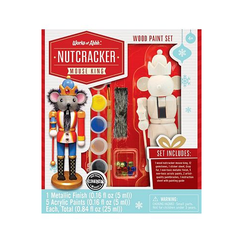 MasterPieces Puzzles Works of Ahhh... Holiday Craft Kits - Nutcracker Mouse King