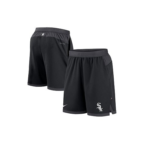 Nike Mens Black Chicago White Sox Authentic Collection Flex Vent Performance Shorts