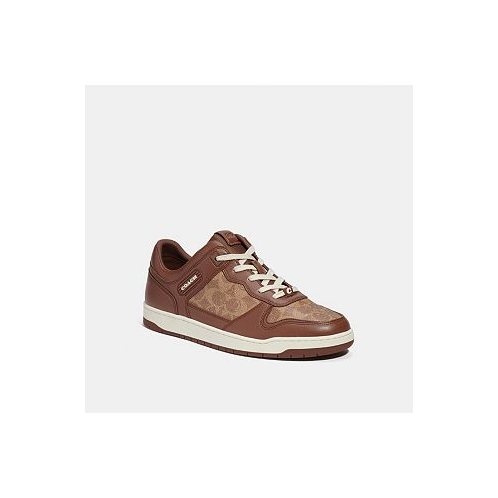 COACH Mens C201 Signature Lace-Up Sneakers
