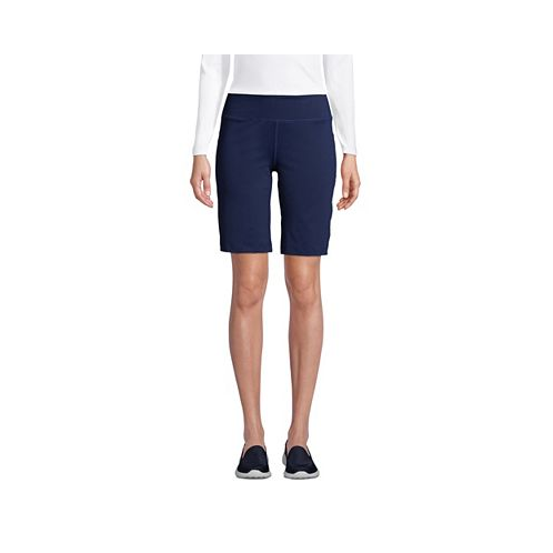 Lands End Womens Active Relaxed Shorts