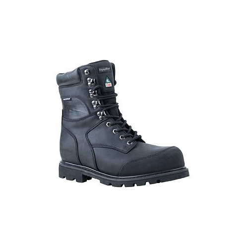 RefrigiWear Mens Platinum Leather Warm Insulated Waterproof Non-Slip Work Boots