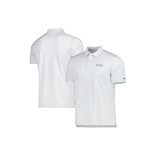 Nike Mens White 2023 Valspar Championship Stripe Performance Polo Shirt