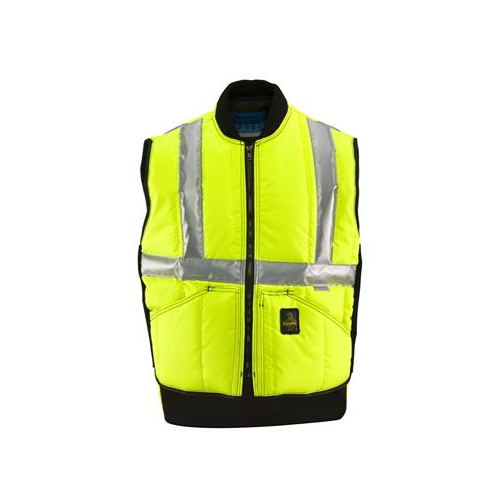 RefrigiWear Mens Iron-Tuff Water-Resistant Insulated Vest -50F Cold Protection