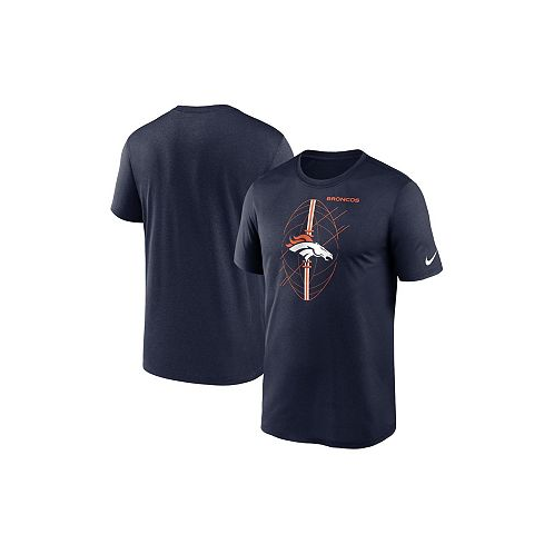 Nike Mens Navy Denver Broncos Legend Icon Performance T-shirt