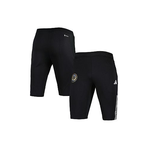 Adidas Mens Black Philadelphia Union 2023 On-Field Training AEROREADY Half Pants